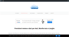 Desktop Screenshot of datimeteoasti.it